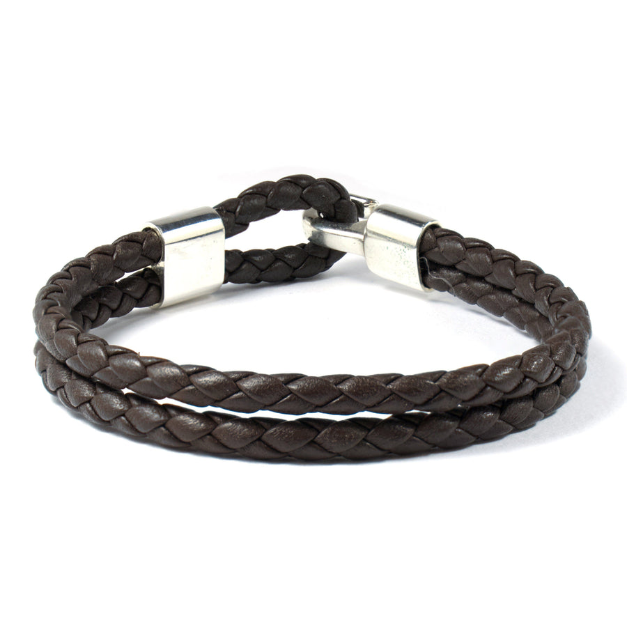 LEATHER DUAL BRACELET Leather Dual Bracelet Hetariki Jewellery 
