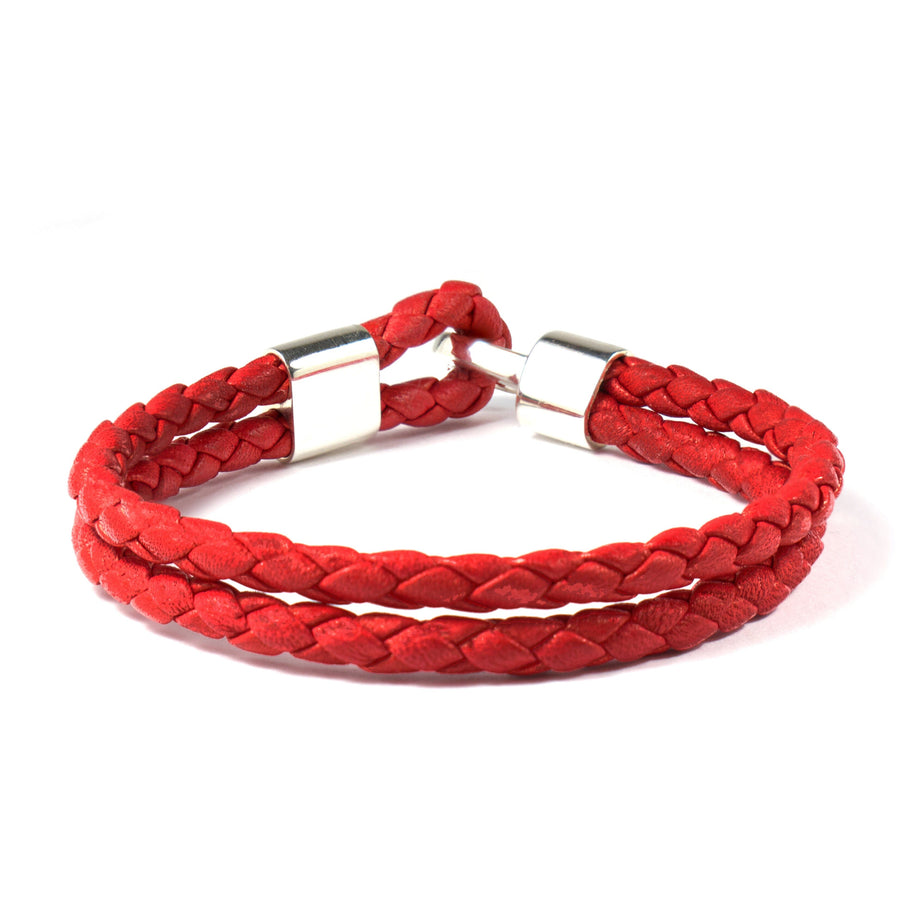 LEATHER DUAL BRACELET Leather Dual Bracelet Hetariki Jewellery 