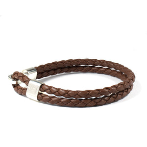 LEATHER DUAL BRACELET Leather Dual Bracelet Hetariki Jewellery 