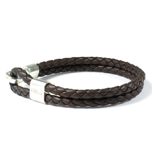 LEATHER DUAL BRACELET Leather Dual Bracelet Hetariki Jewellery 