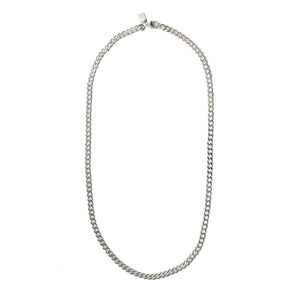 THE 5.5MM SILVER CURB CHAIN CHUNKY CURB CHAIN Hetariki Jewellery 