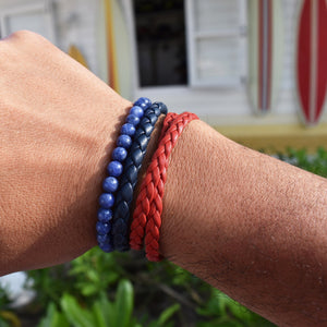 BRAIDED LEATHER BRACELET Braided Leather Bracelet Hetariki Jewellery 