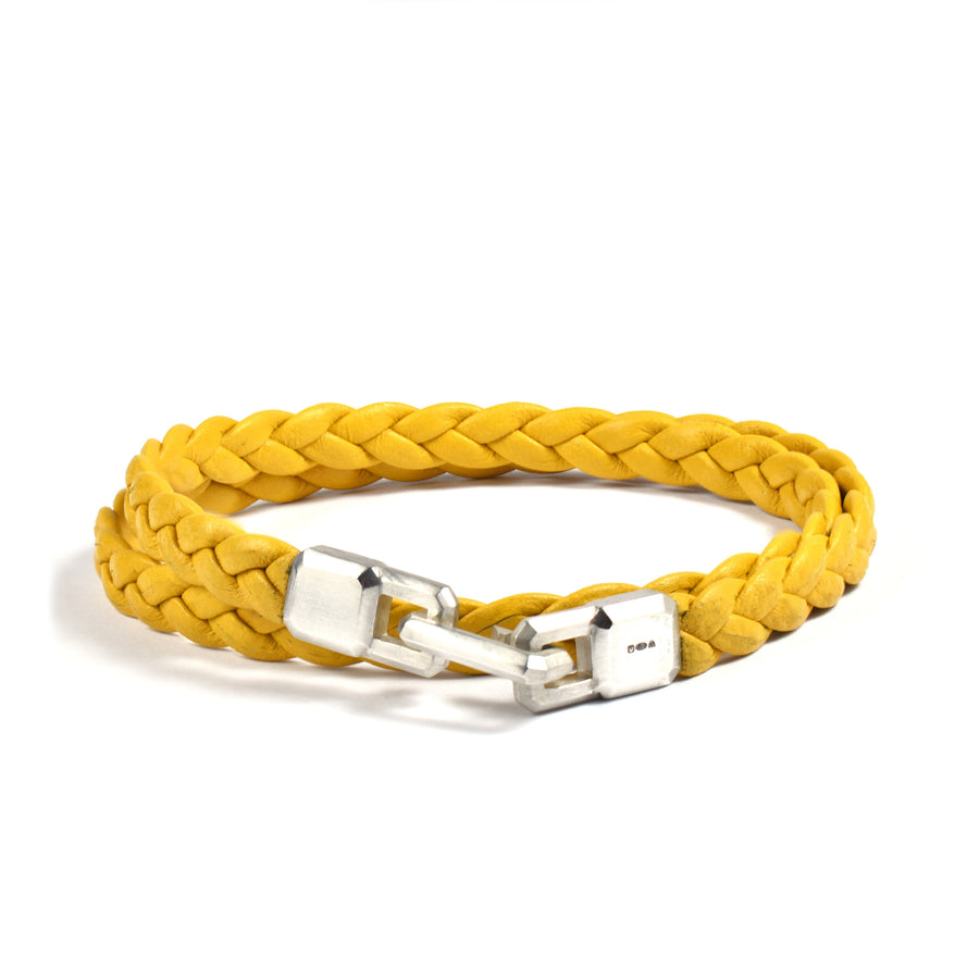 BRAIDED LEATHER BRACELET Braided Leather Bracelet Hetariki Jewellery 