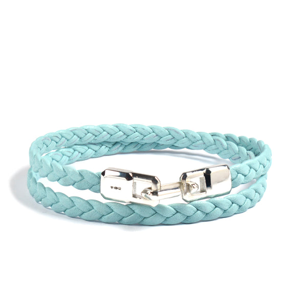 BRAIDED LEATHER BRACELET Braided Leather Bracelet Hetariki Jewellery 