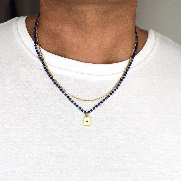 DUAL STAR PENDANT NECKLACE Dual Star Pendant Necklace Hetariki Jewellery 