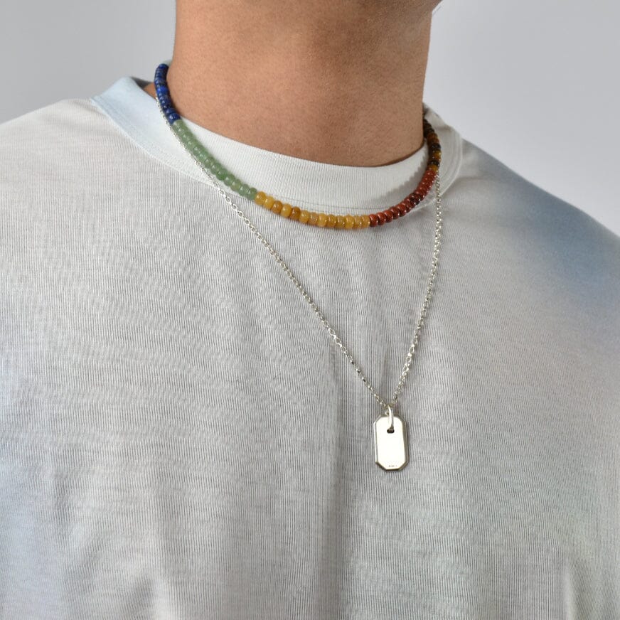 ID TAG PENDANT Silver ID Tag Pendant Hetariki Jewellery 