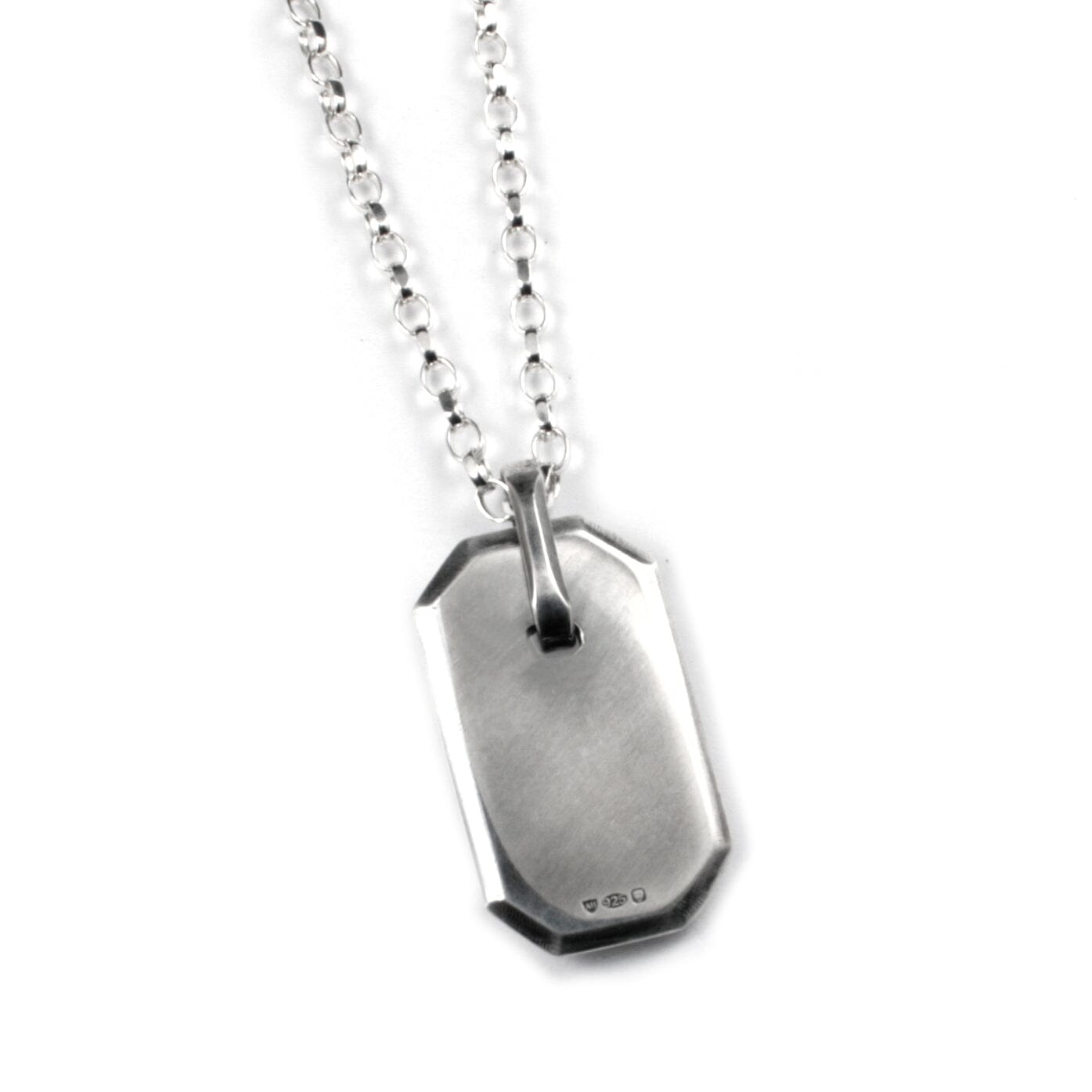 ID TAG PENDANT Silver ID Tag Pendant Hetariki Jewellery 