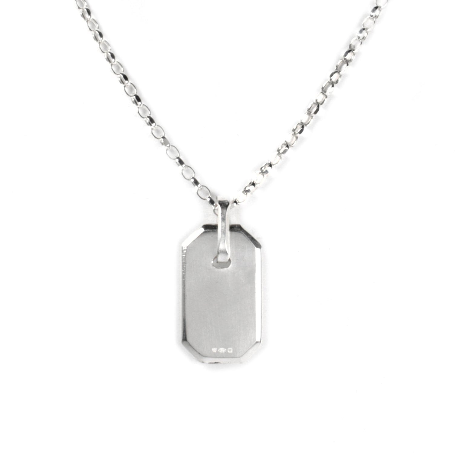 ID TAG PENDANT Silver ID Tag Pendant Hetariki Jewellery 