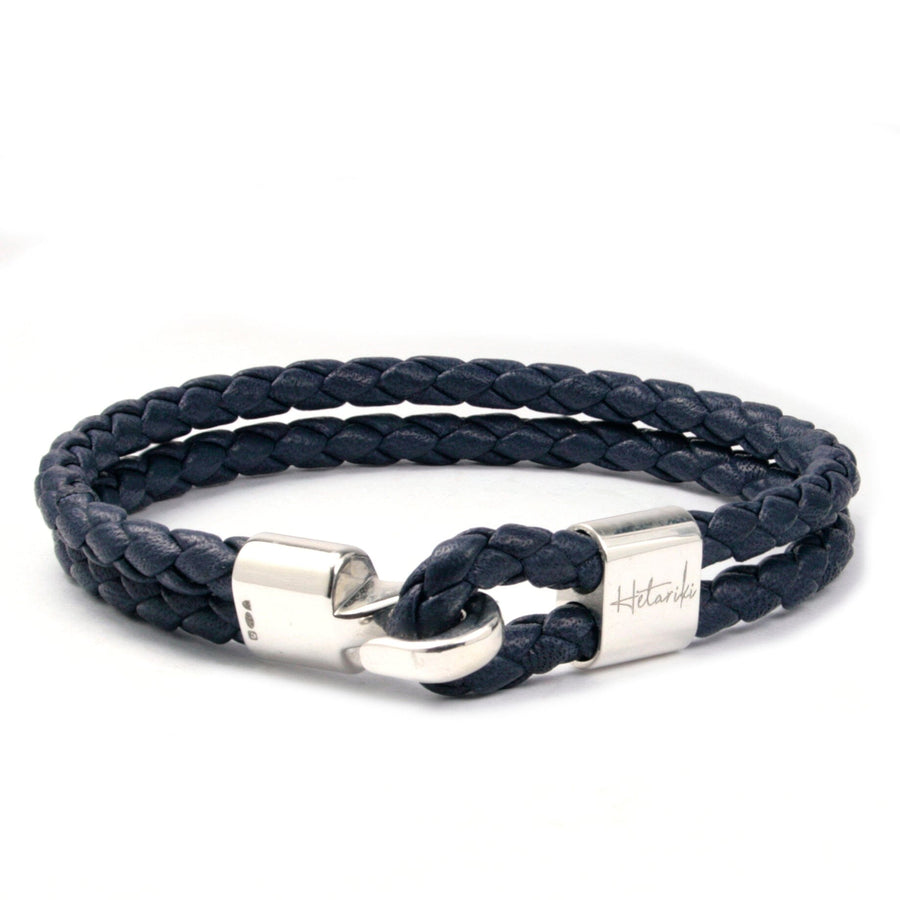 LEATHER DUAL BRACELET Leather Dual Bracelet Hetariki Jewellery 