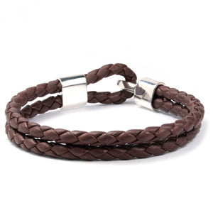 LEATHER DUAL BRACELET Leather Dual Bracelet Hetariki Jewellery 