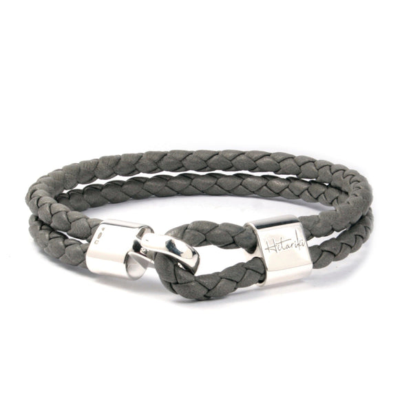 LEATHER DUAL BRACELET Leather Dual Bracelet Hetariki Jewellery 