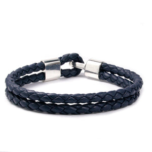 LEATHER DUAL BRACELET Leather Dual Bracelet Hetariki Jewellery 