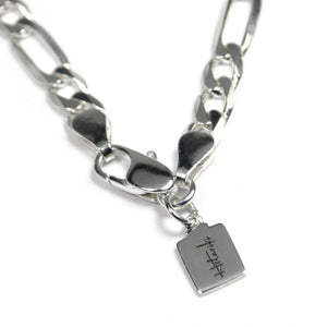 SILVER FIGARO NECKLACE Hetariki Jewellery 