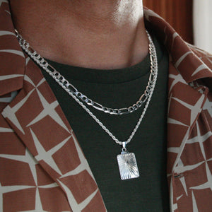 SILVER FIGARO NECKLACE Hetariki Jewellery 