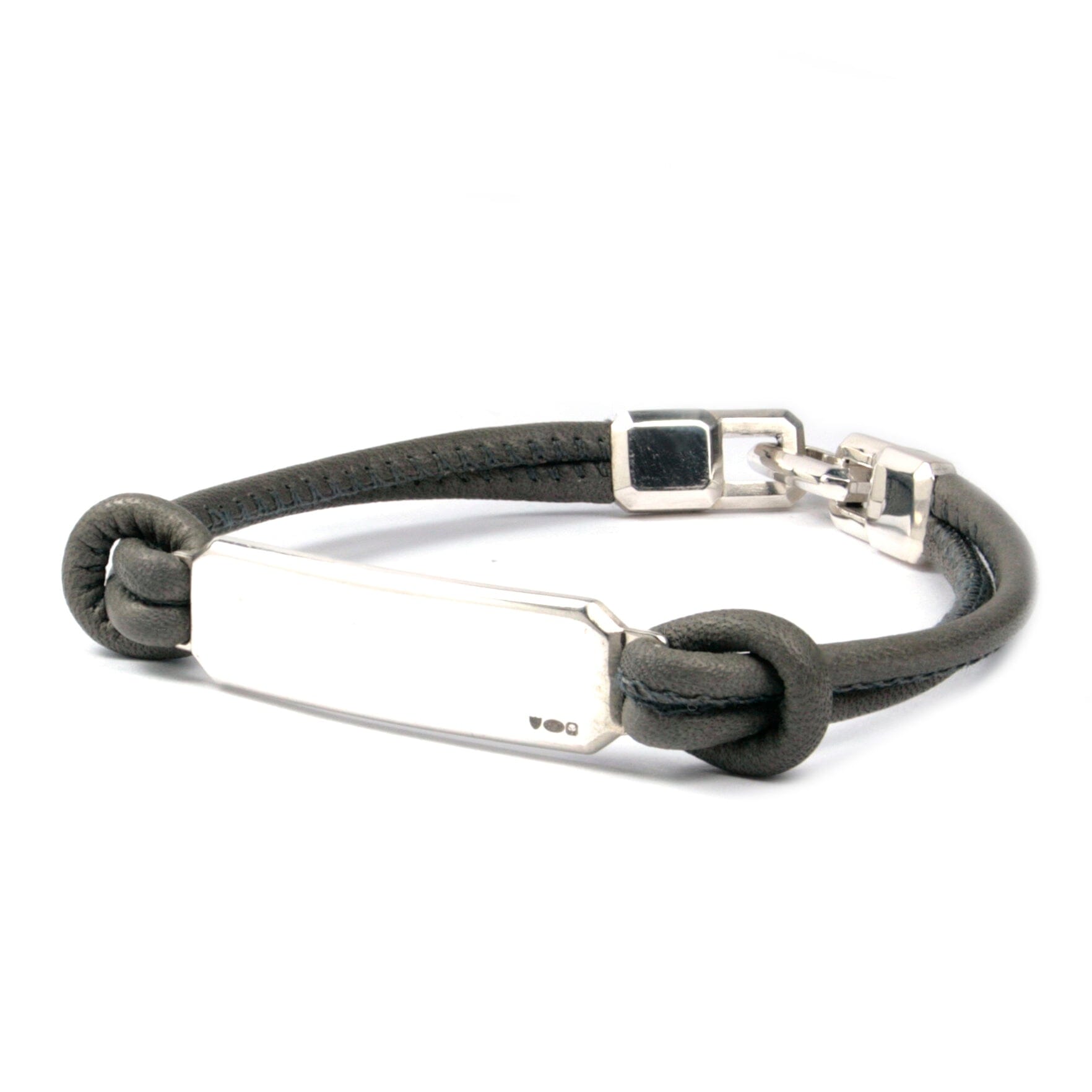 Leather id new arrivals bracelet