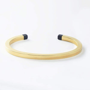 SQUARE CUFF - BLACK ONYX Square cuff Hetariki Jewellery 