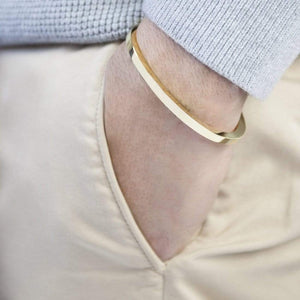 SQUARE CUFF - BLACK ONYX Square cuff Hetariki Jewellery 