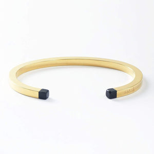 SQUARE CUFF - BLACK ONYX Square cuff Hetariki Jewellery 