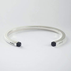 SQUARE CUFF - BLACK ONYX Square cuff Hetariki Jewellery 