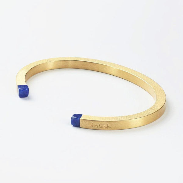 SQUARE CUFF - BLUE LAPIS Square cuff Hetariki Jewellery 
