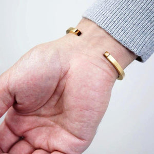 SQUARE CUFF - TIGER'S EYE Square cuff Hetariki Jewellery 