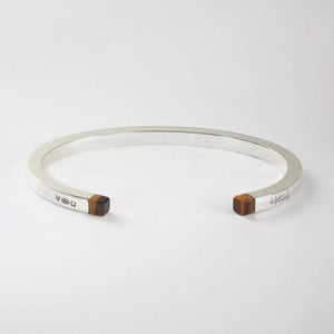 SQUARE CUFF - TIGER'S EYE Square cuff Hetariki Jewellery 