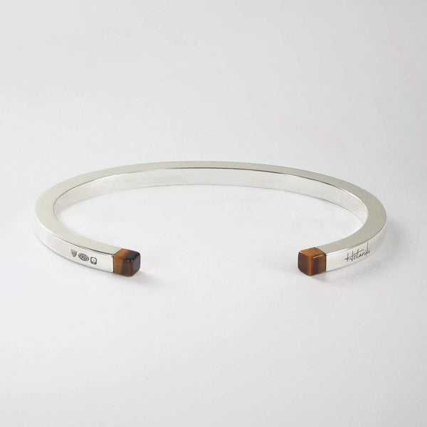 SQUARE CUFF - TIGER'S EYE Square cuff Hetariki Jewellery 