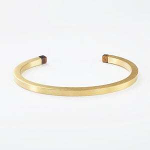 SQUARE CUFF - TIGER'S EYE Square cuff Hetariki Jewellery 