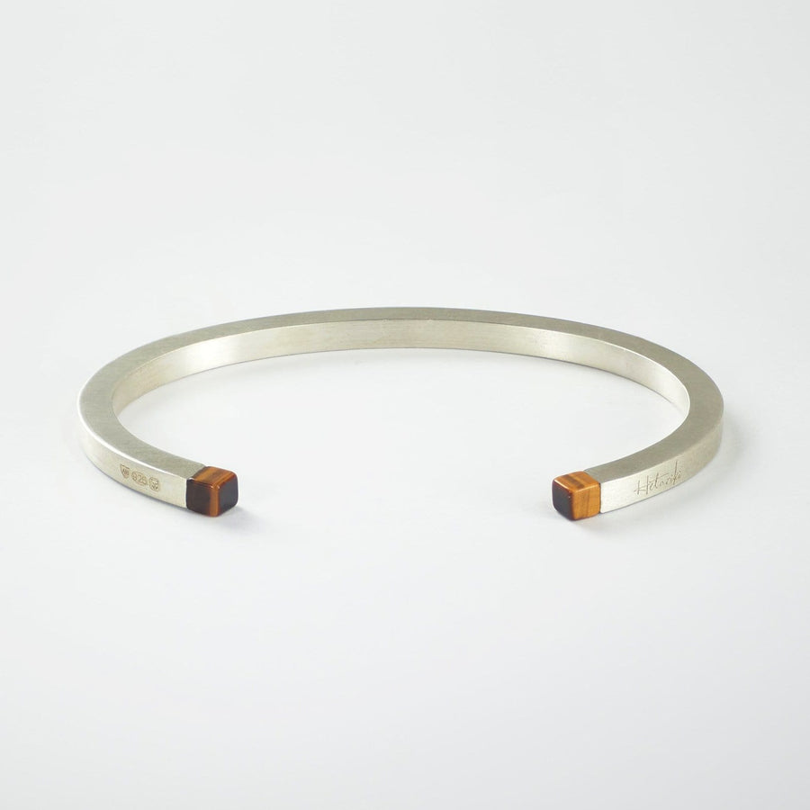 SQUARE CUFF - TIGER'S EYE Square cuff Hetariki Jewellery 